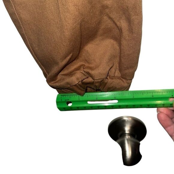 PS/LA Brown High Rise Drawstring Stretch Cargo Jogger Pants by PS/LA size Small - Picture 11 of 12